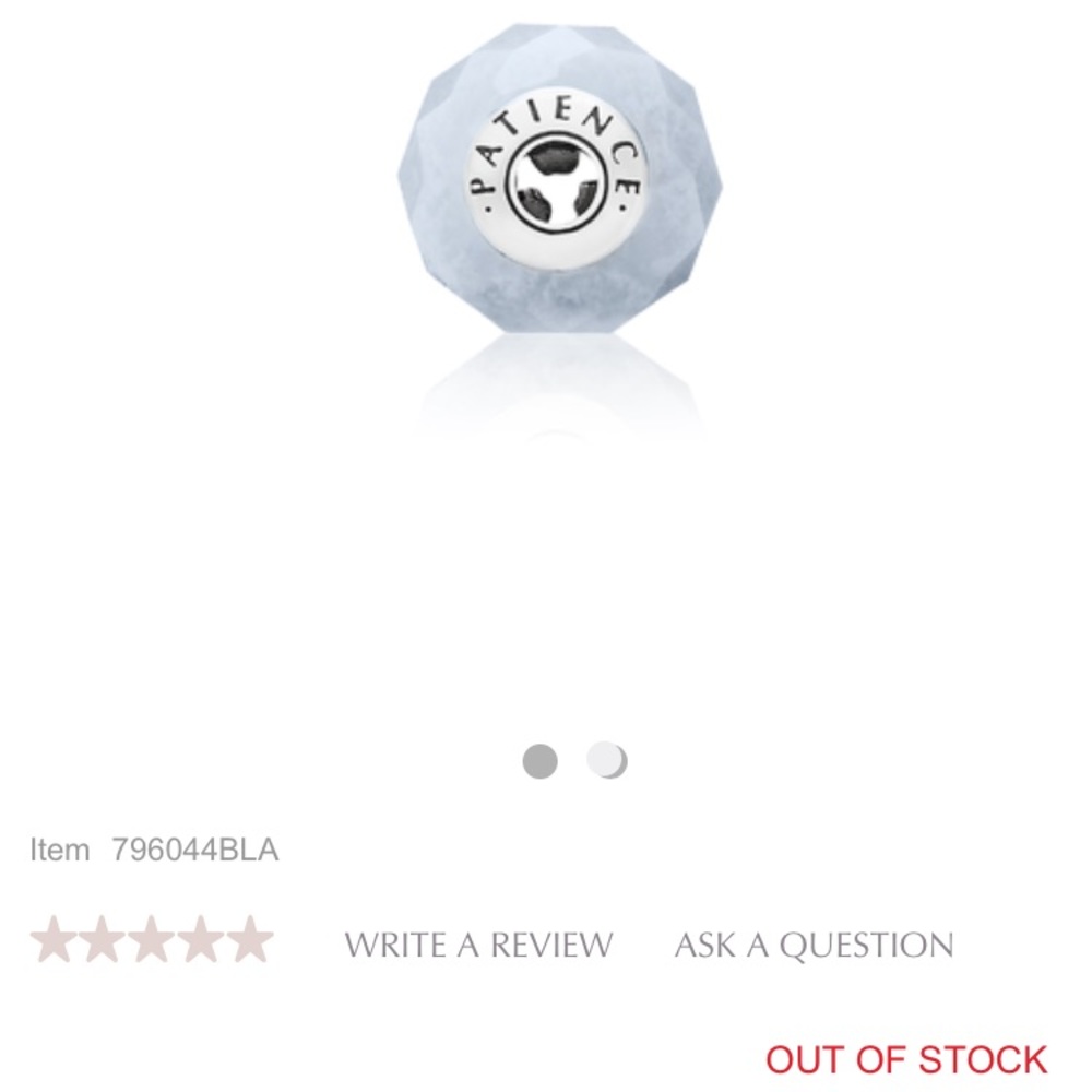 Patience Pandora Essence Bead